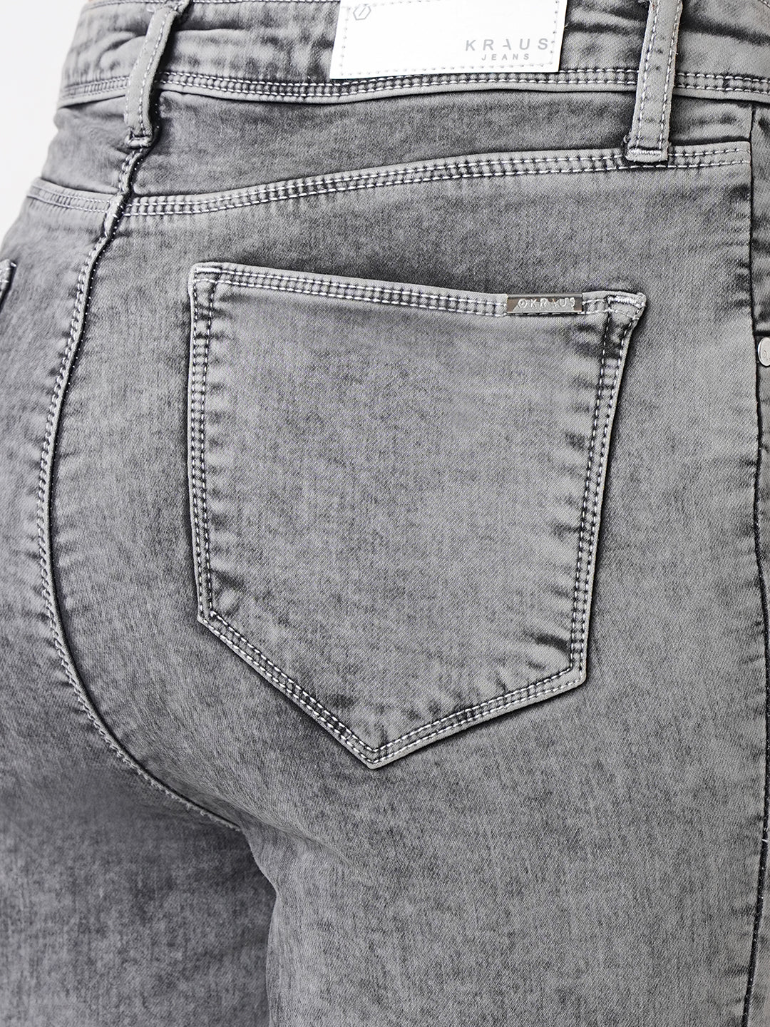 Women Grey High-Rise Skinny Jeans - Image 5