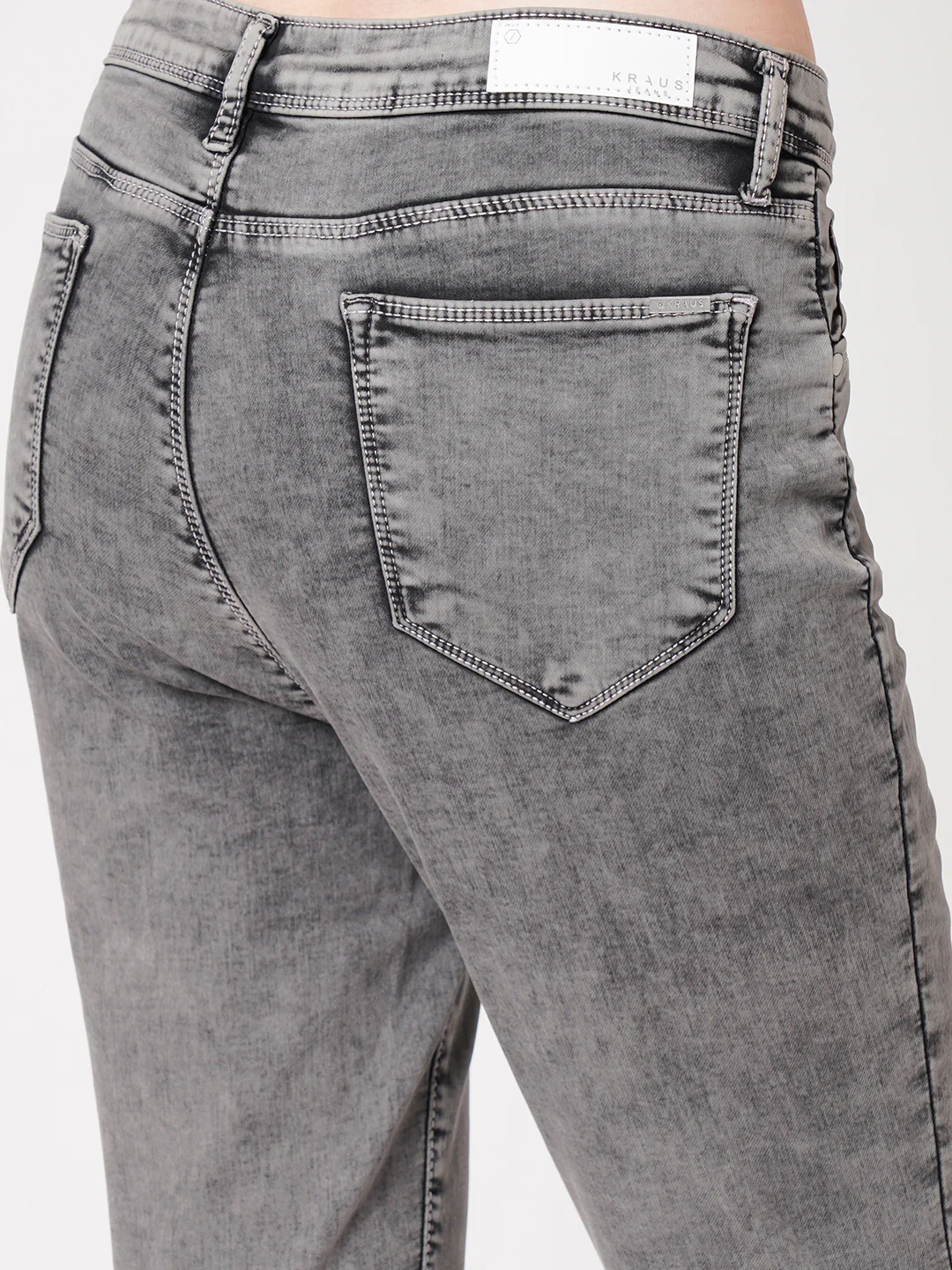 Women Grey High-Rise Skinny Jeans - Image 5