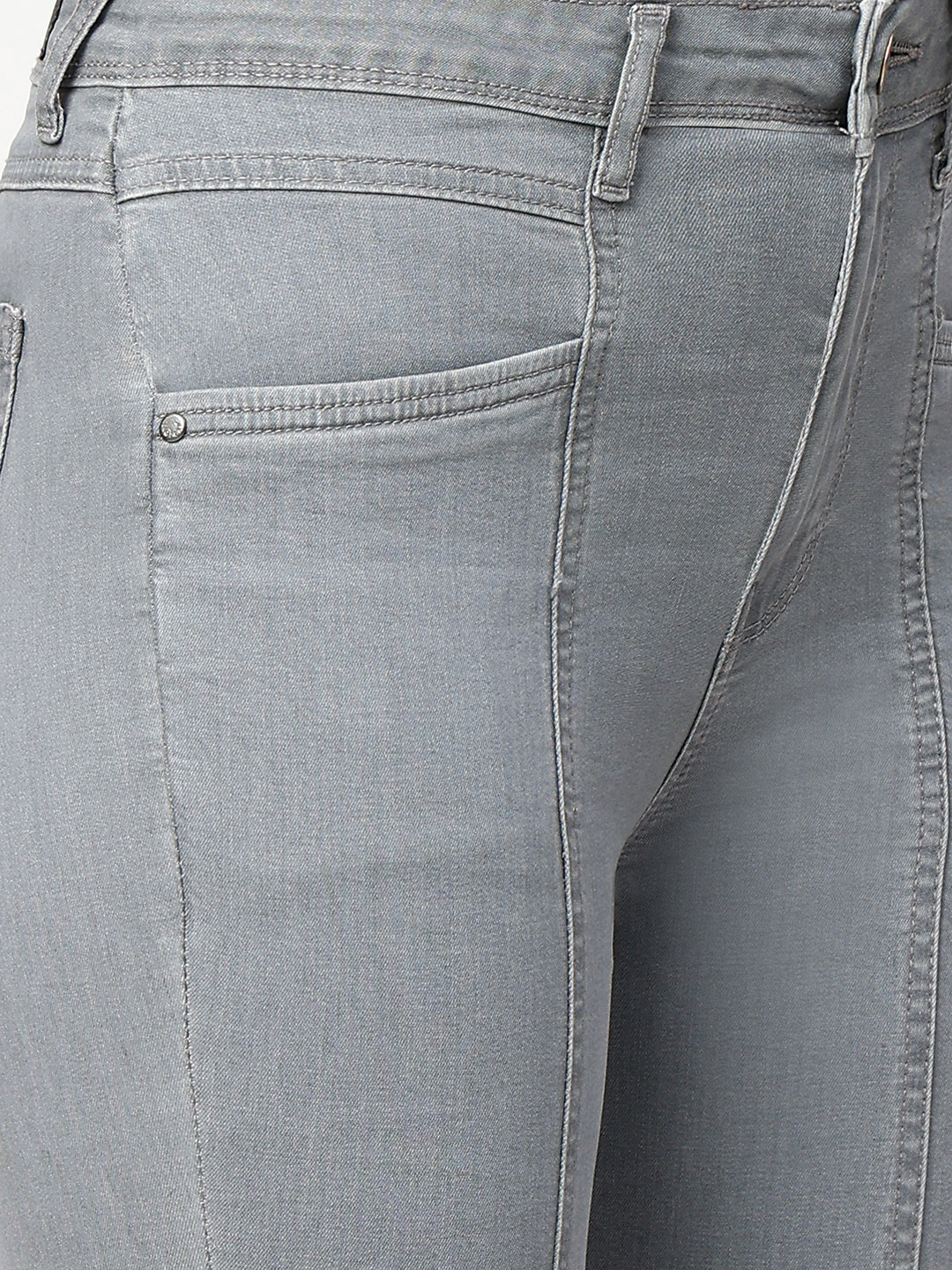 Women Grey Super High-Rise Super Skinny Jeans - Image 6