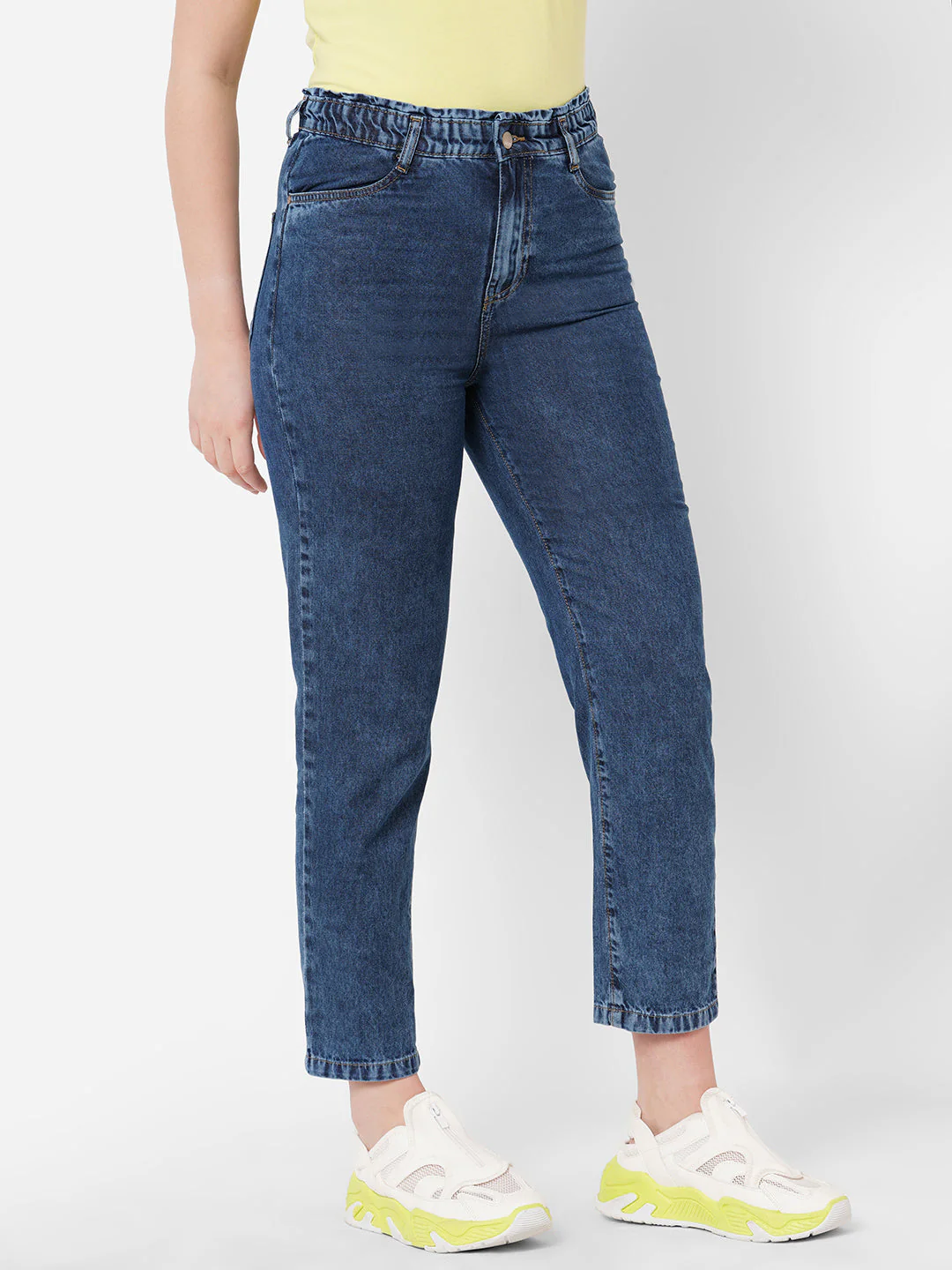 Women High-Rise Baggy Fit Jeans - Image 4