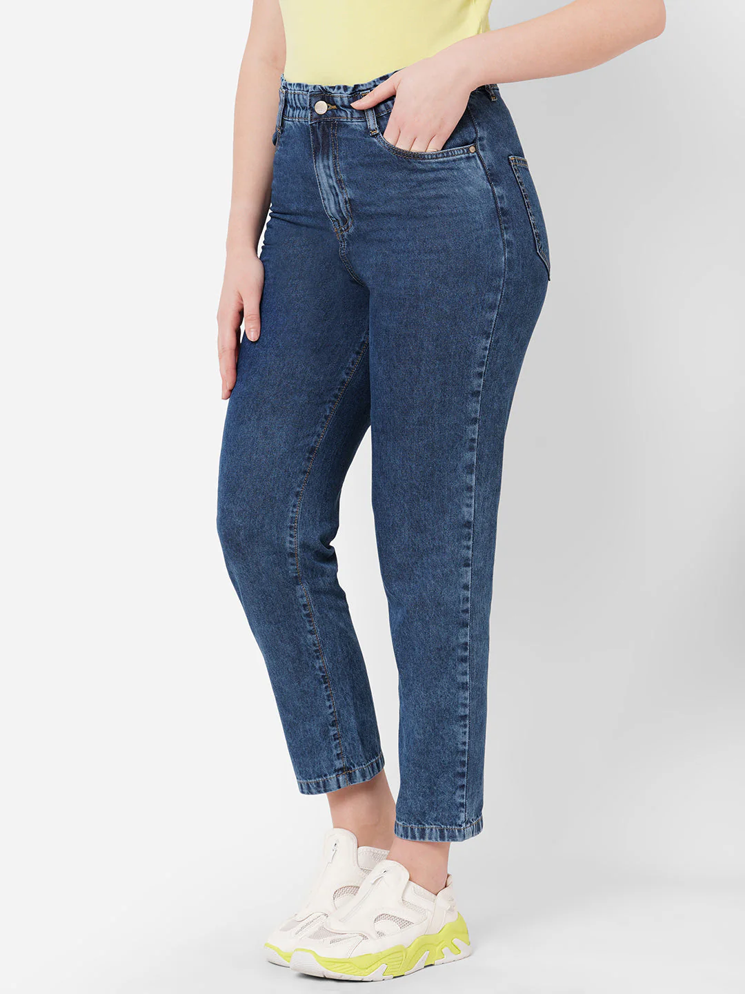 Women High-Rise Baggy Fit Jeans - Image 6