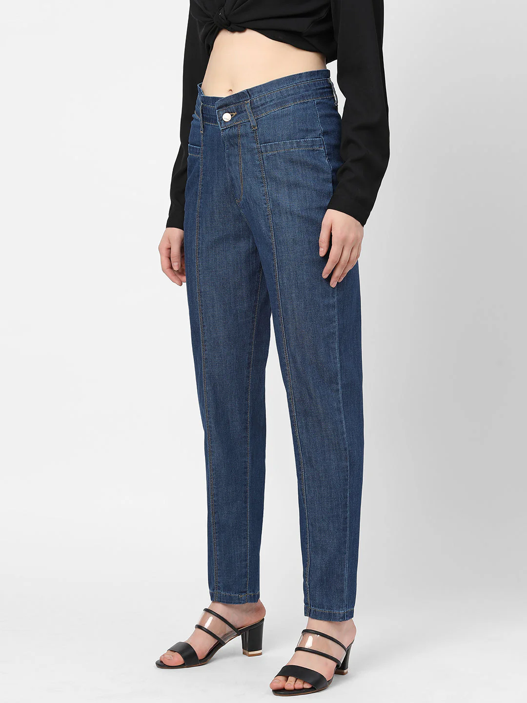 Women High-Rise Baggy Fit Jeans - Image 4