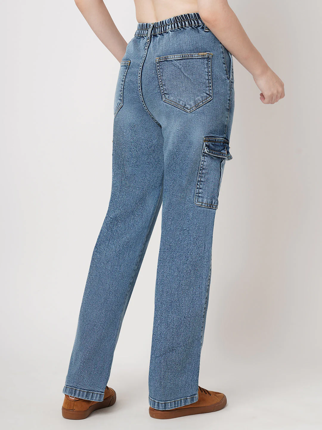 Women High-Rise Cargo Cargo - Image 3