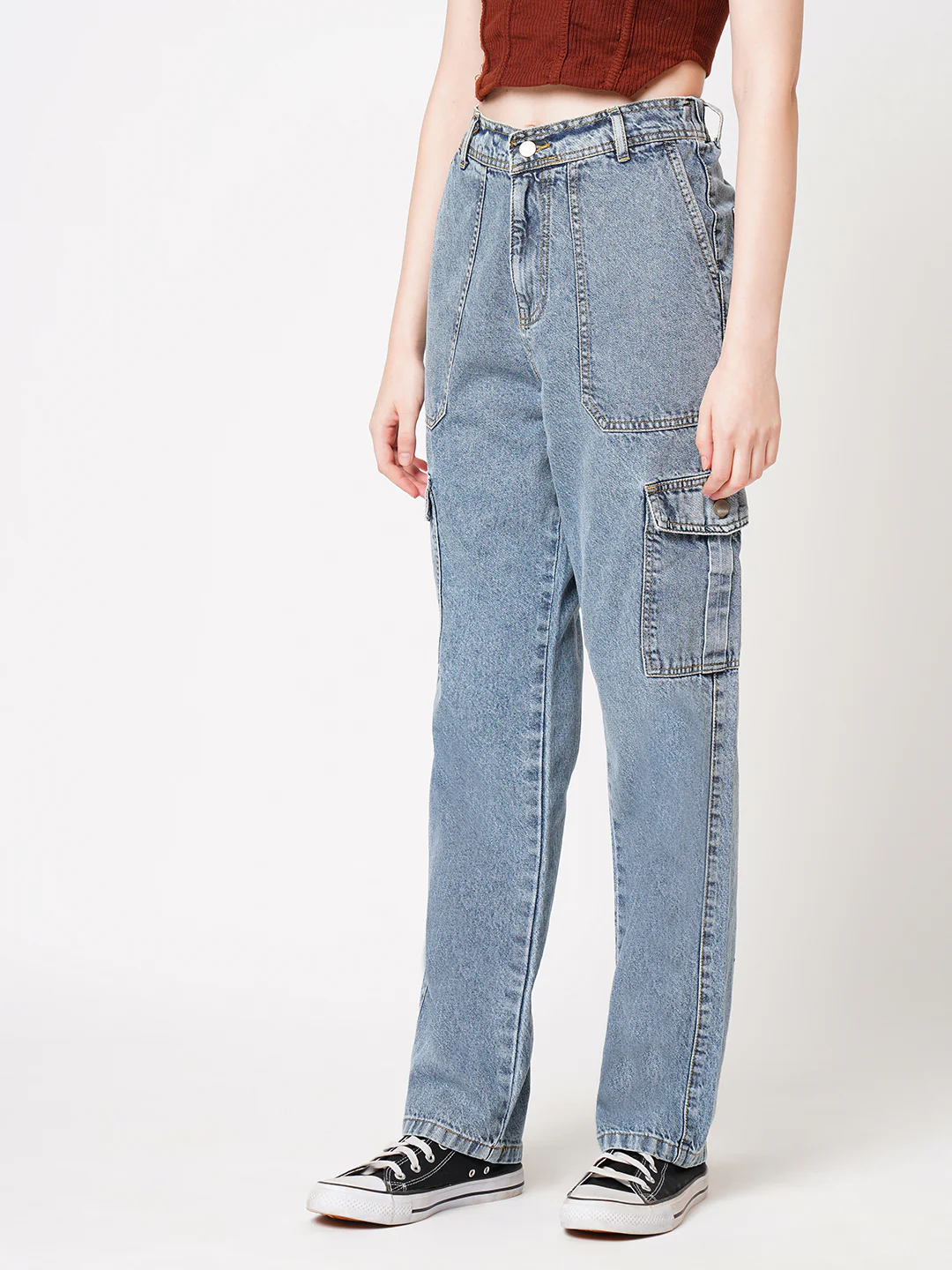 Women High-Rise Cargo - Image 6