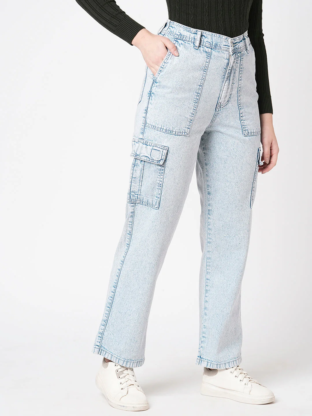 Women High-Rise Cargo - Image 5