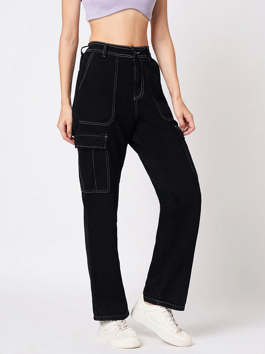 Women High-Rise Cargo - Image 6