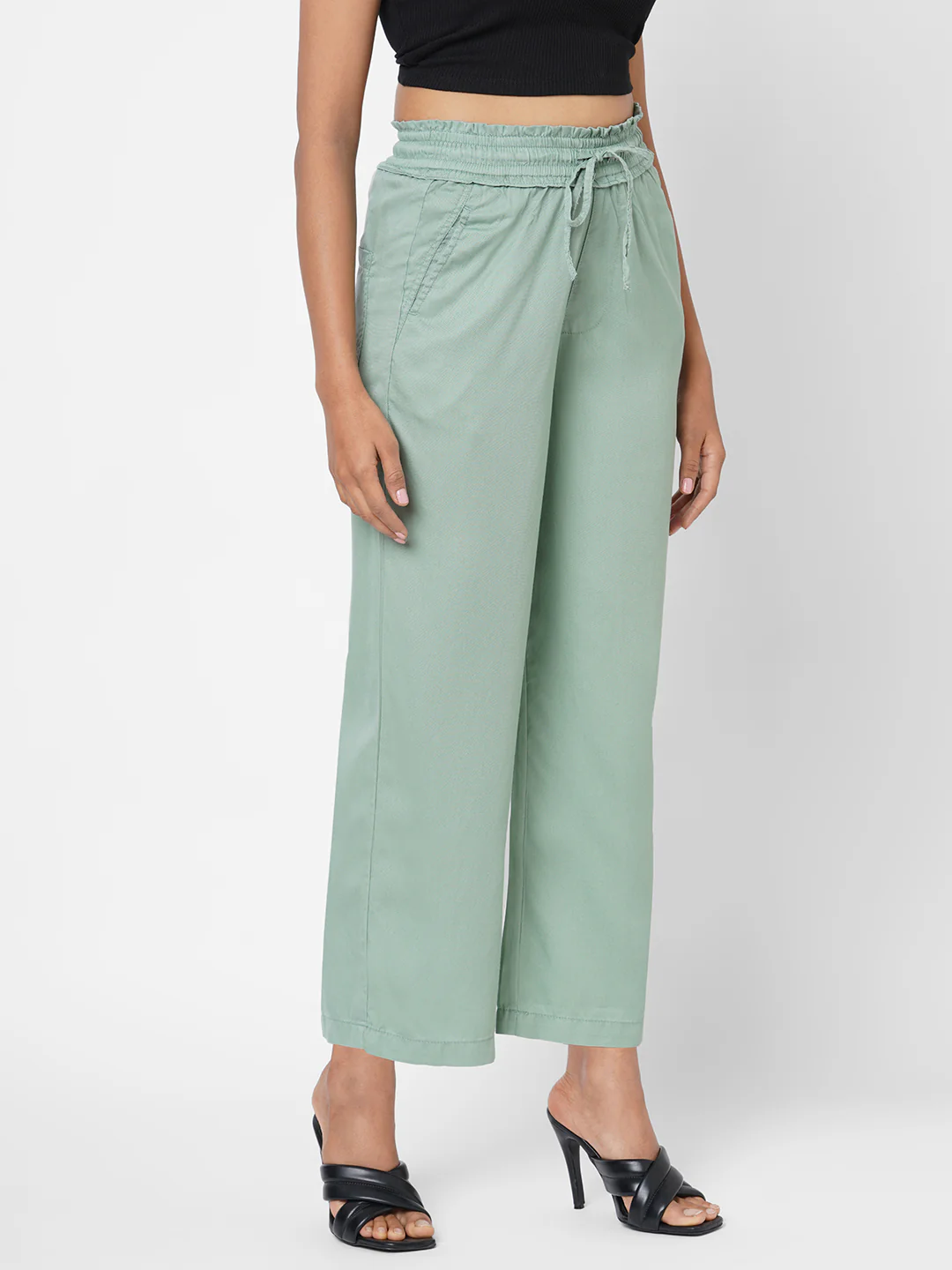 Women High-Rise Comfort Fit Culottes - Image 4