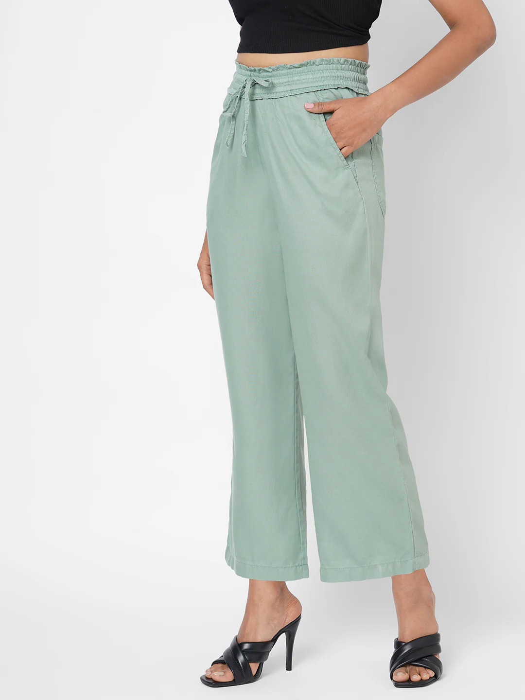 Women High-Rise Comfort Fit Culottes - Image 5