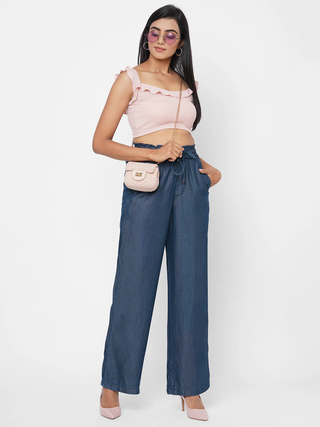 Women High-Rise Comfort Fit Culottes - Image 2
