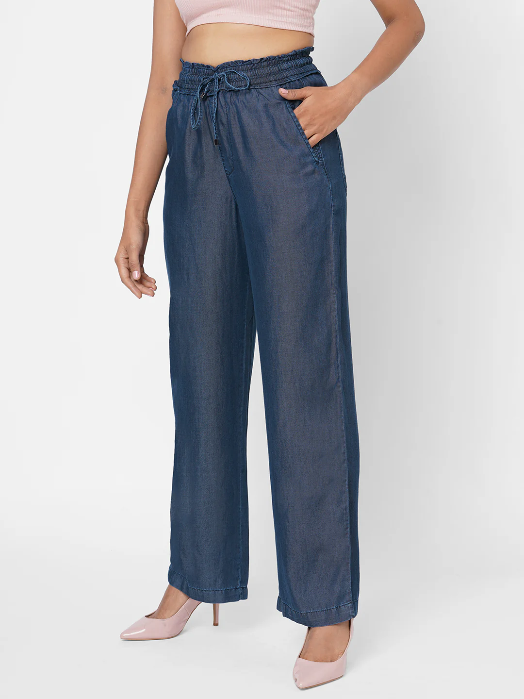 Women High-Rise Comfort Fit Culottes - Image 4