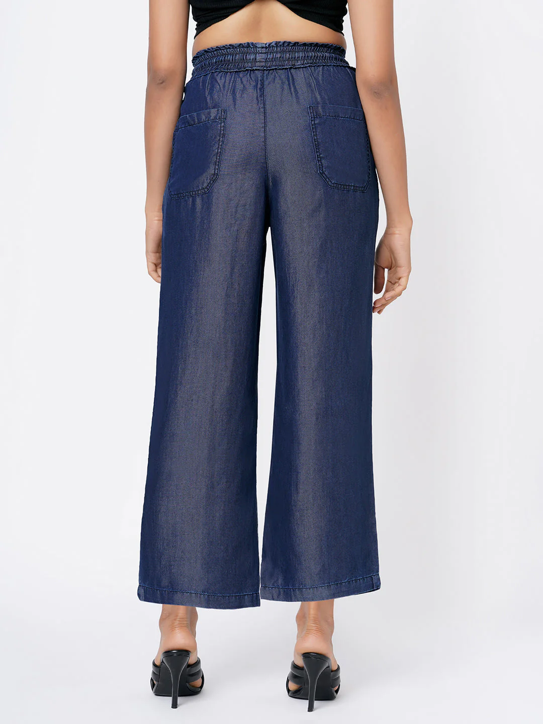 Women High-Rise Comfort Fit Culottes - Image 3
