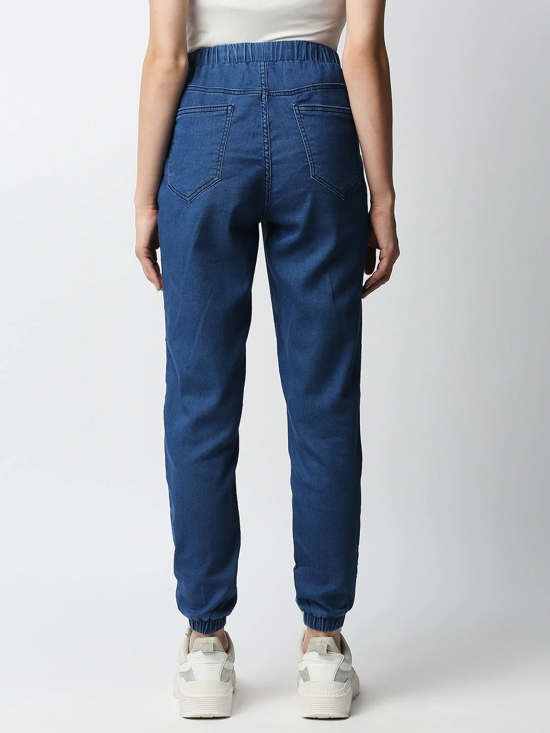 Women High-Rise Comfort Fit Joggers - Image 3