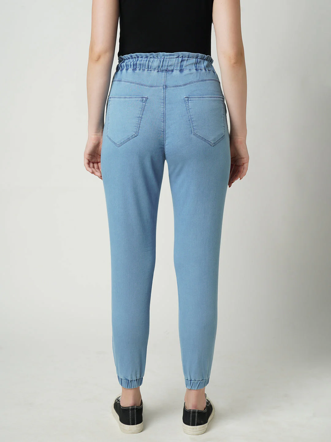Women High-Rise Comfort Fit Joggers - Image 3