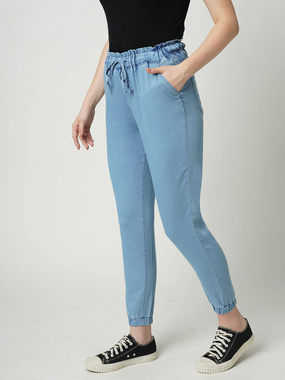 Women High-Rise Comfort Fit Joggers - Image 5