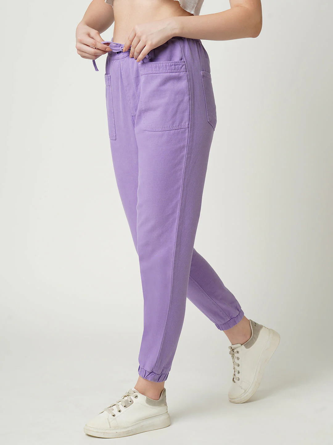 Women High-Rise Comfort Fit Joggers - Image 5