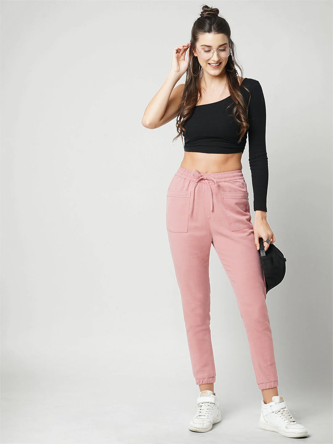 Women High-Rise Comfort Fit Joggers