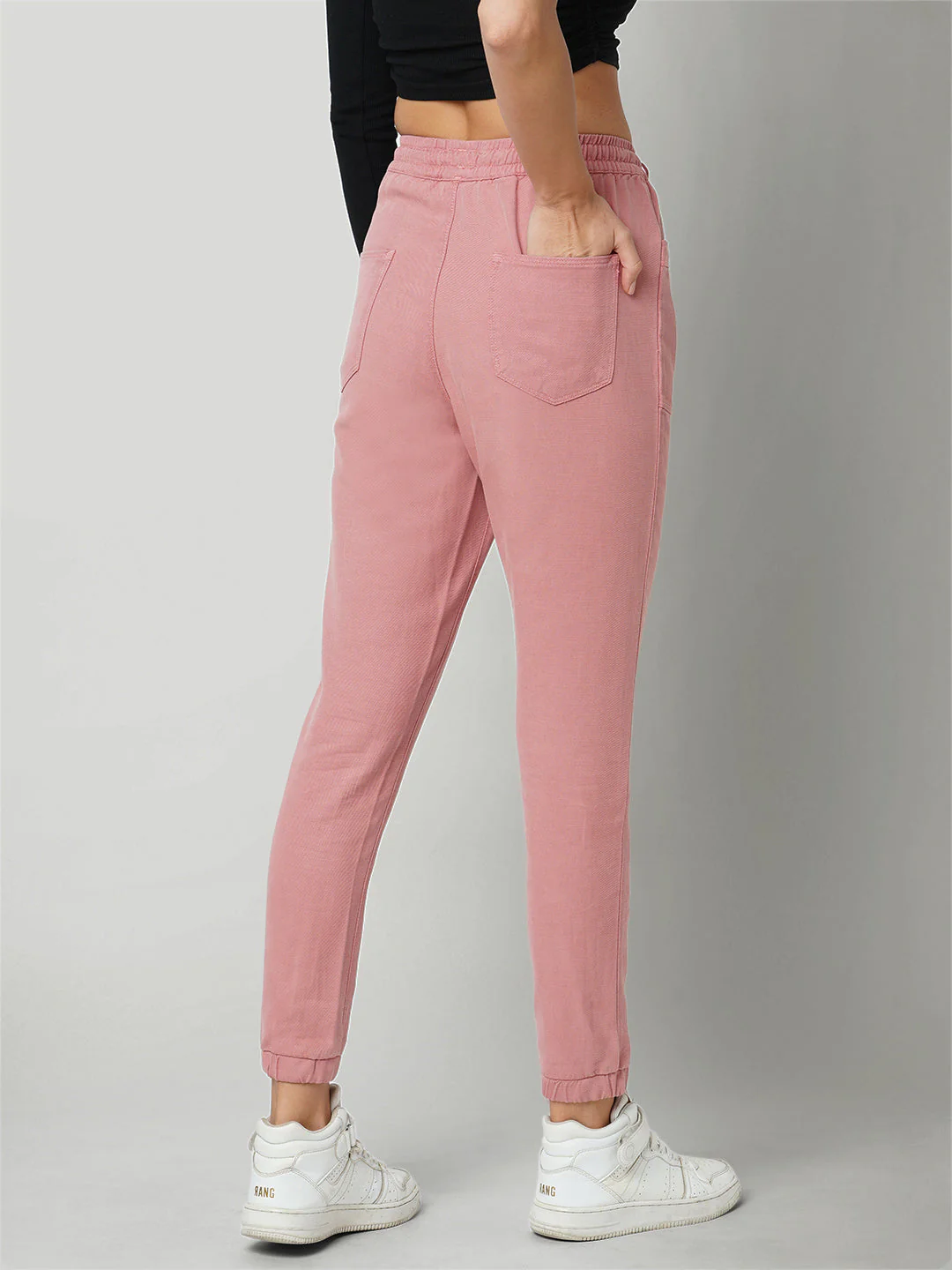 Women High-Rise Comfort Fit Joggers - Image 3