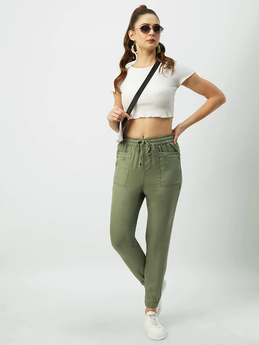 Women High-Rise Comfort Fit Joggers