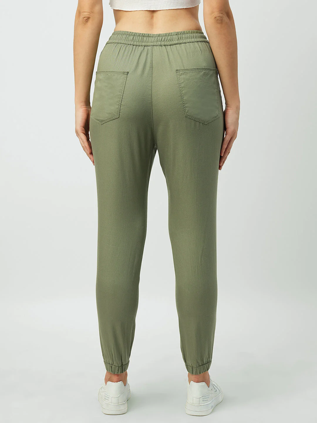 Women High-Rise Comfort Fit Joggers - Image 3