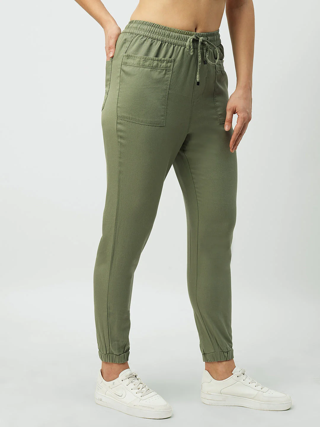 Women High-Rise Comfort Fit Joggers - Image 4