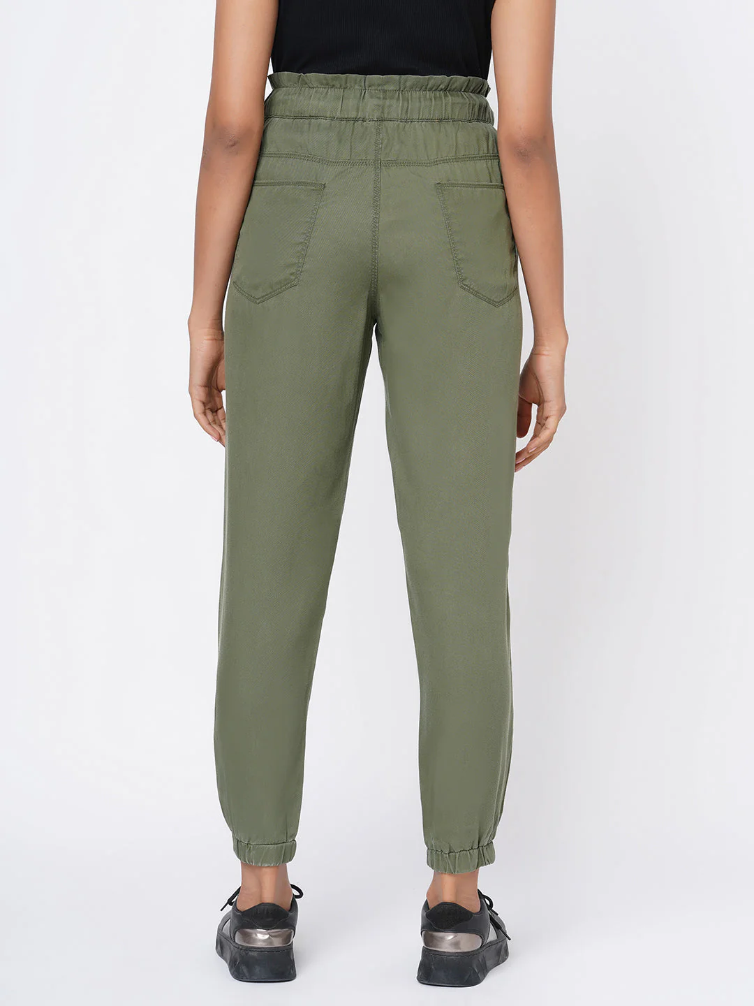 Women High-Rise Comfort Fit Joggers - Image 3