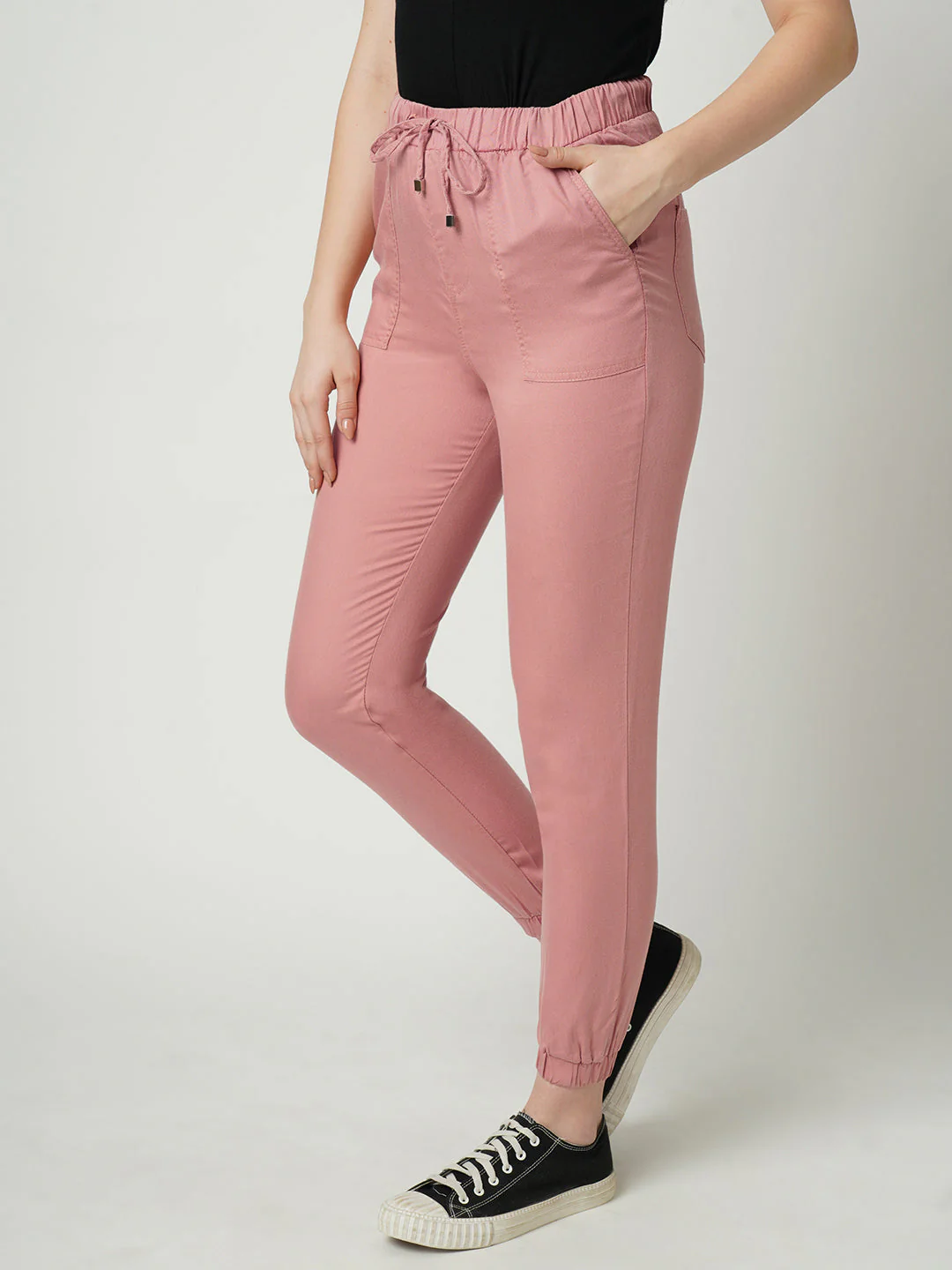 Women High-Rise Comfort Fit Joggers - Image 5