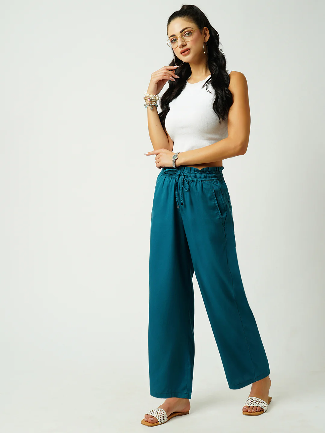 Women High-Rise Culottes - Image 4