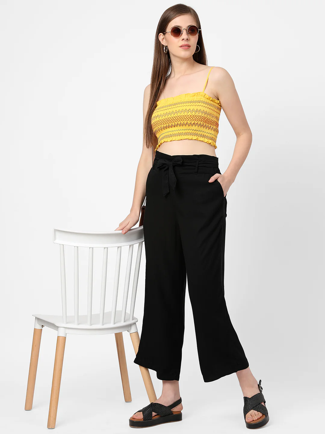 Women High-Rise Culottes - Image 4