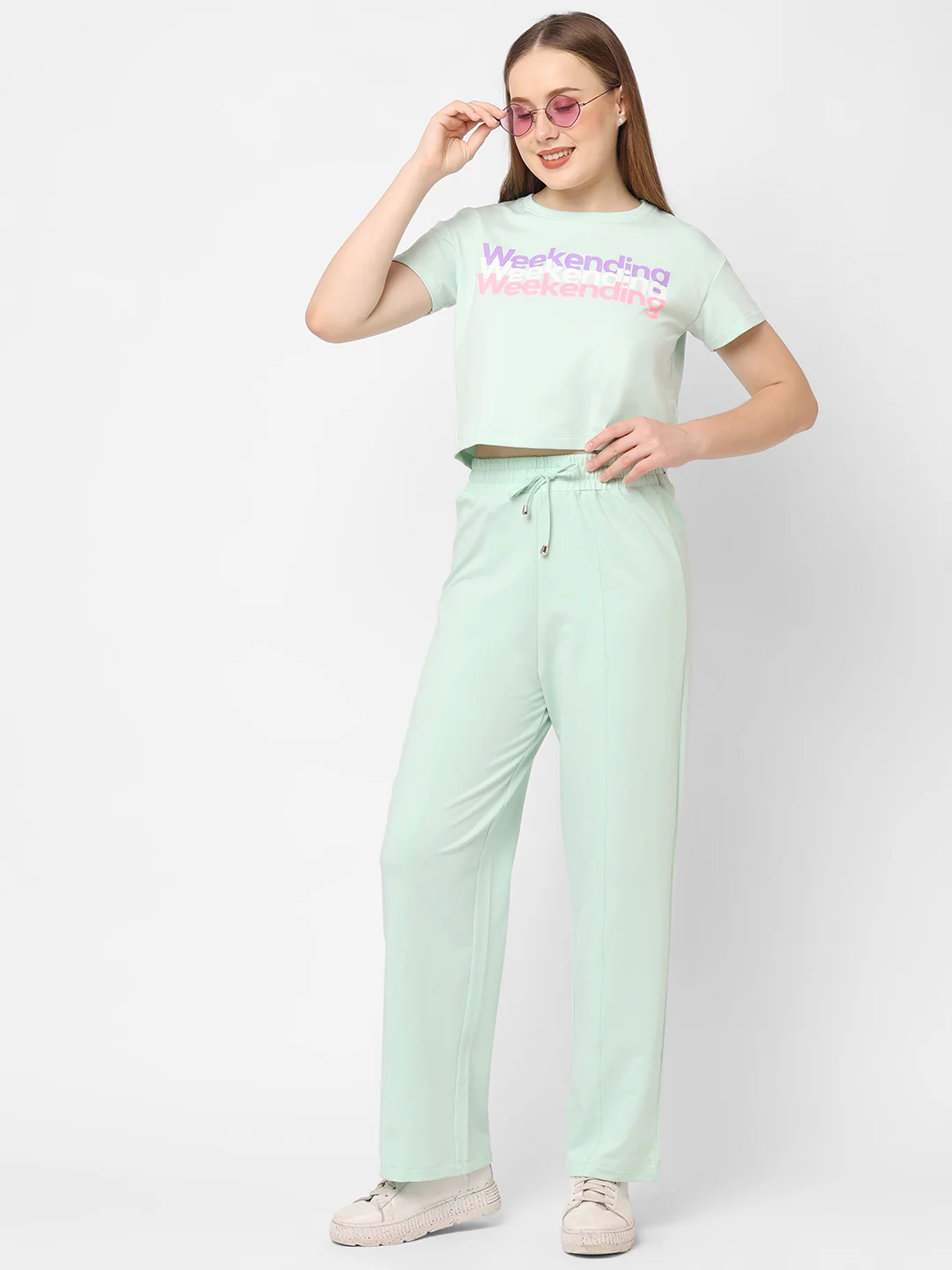 Women High-Rise Denim Athleisure