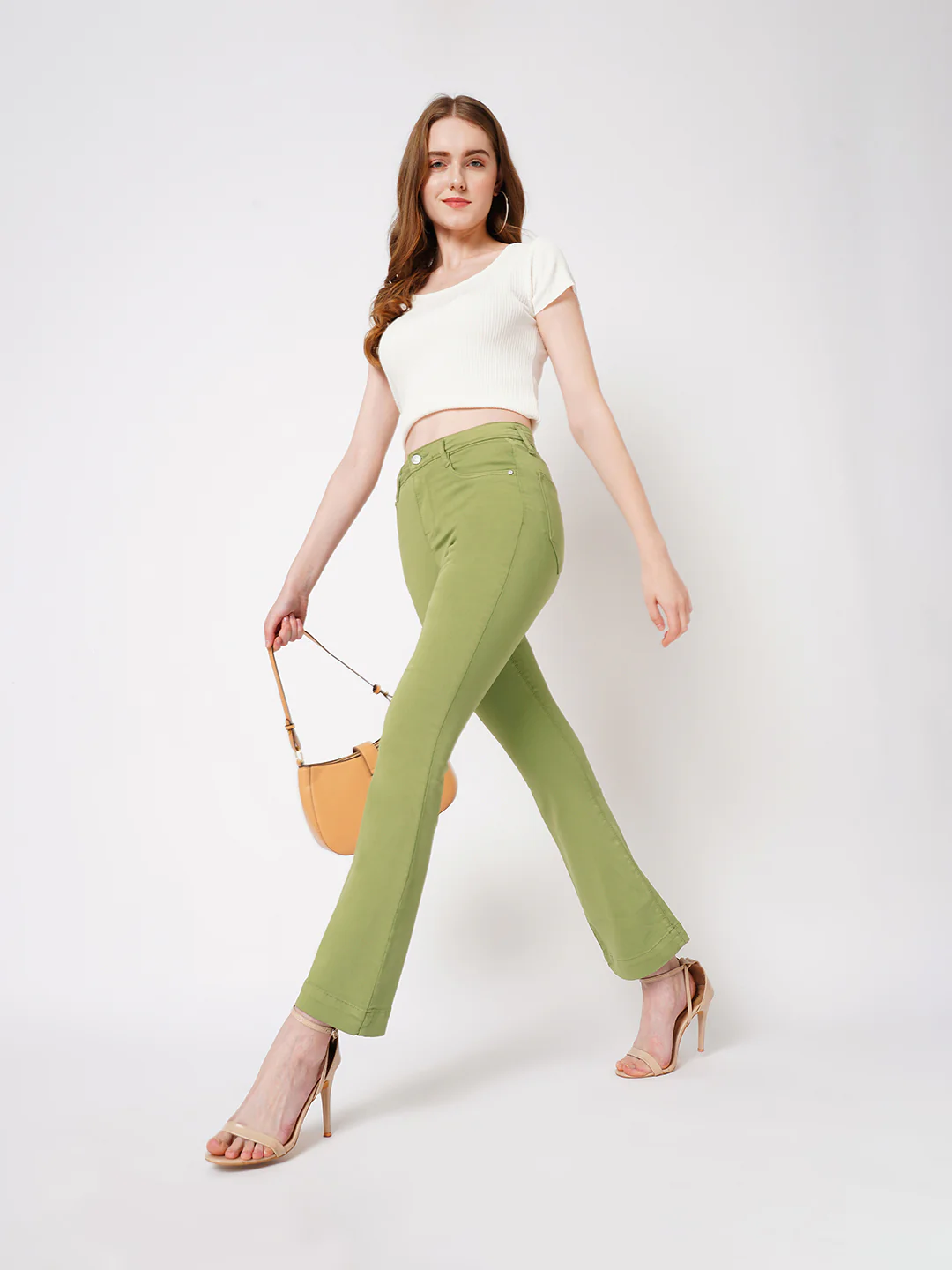 Women High-Rise Flare Jeans - Image 2