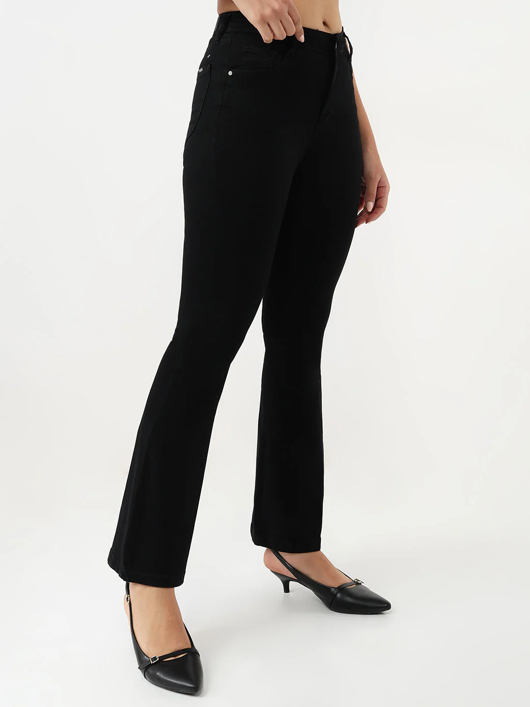 Women High-Rise Flare Jeans - Image 4