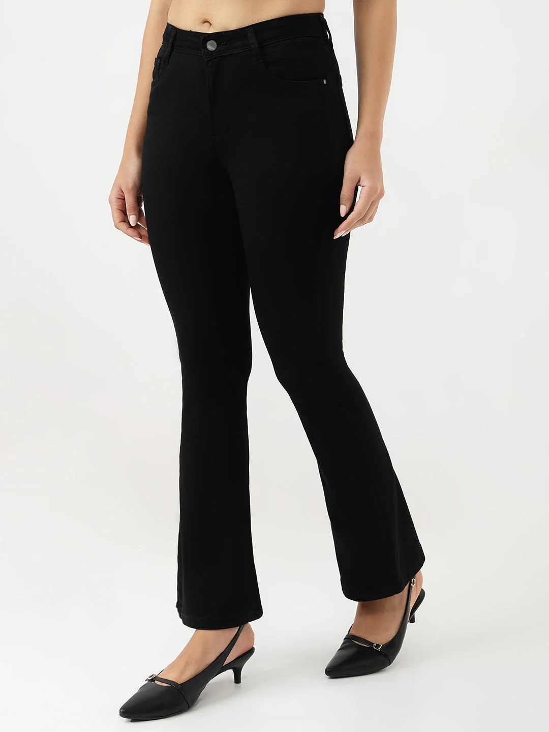Women High-Rise Flare Jeans - Image 5