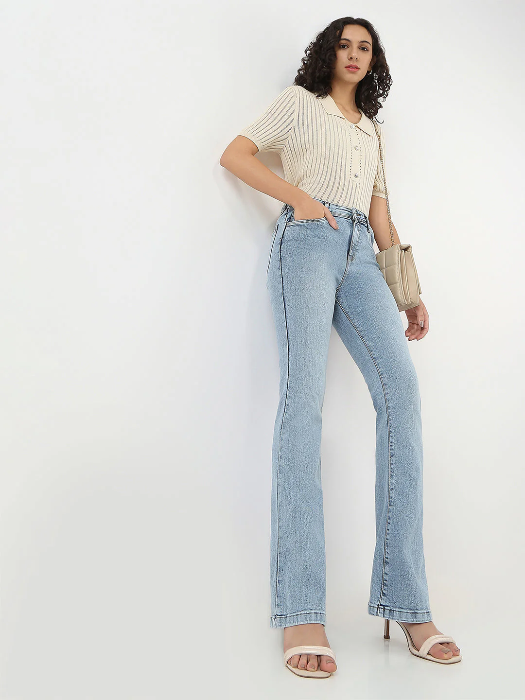 Women High-Rise Flare Jeans
