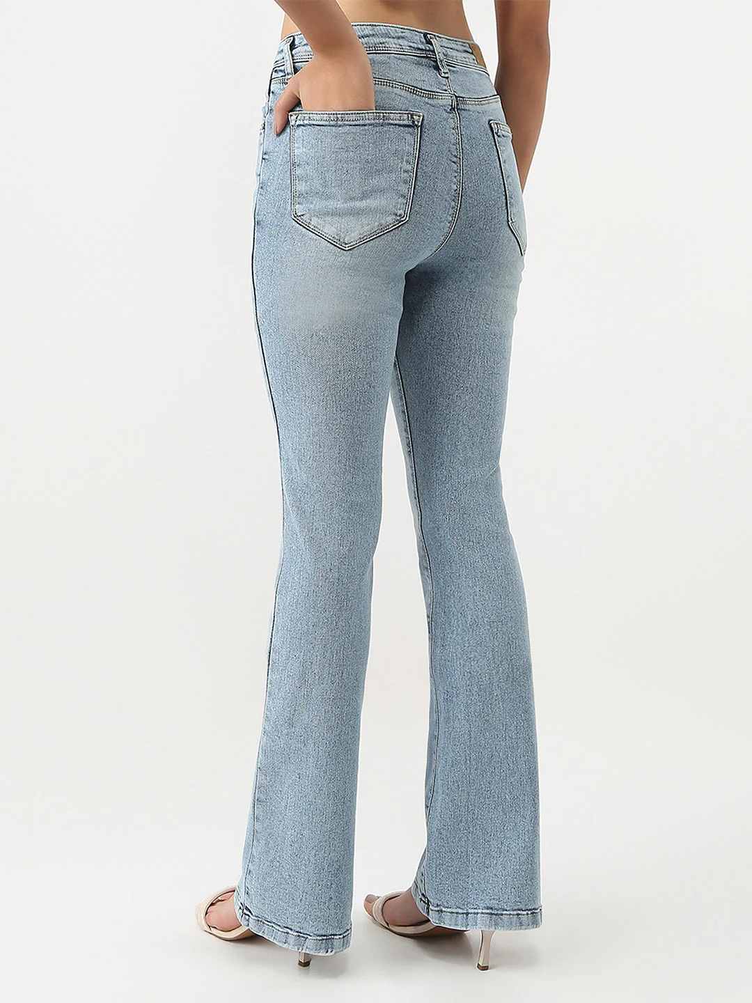 Women High-Rise Flare Jeans - Image 3