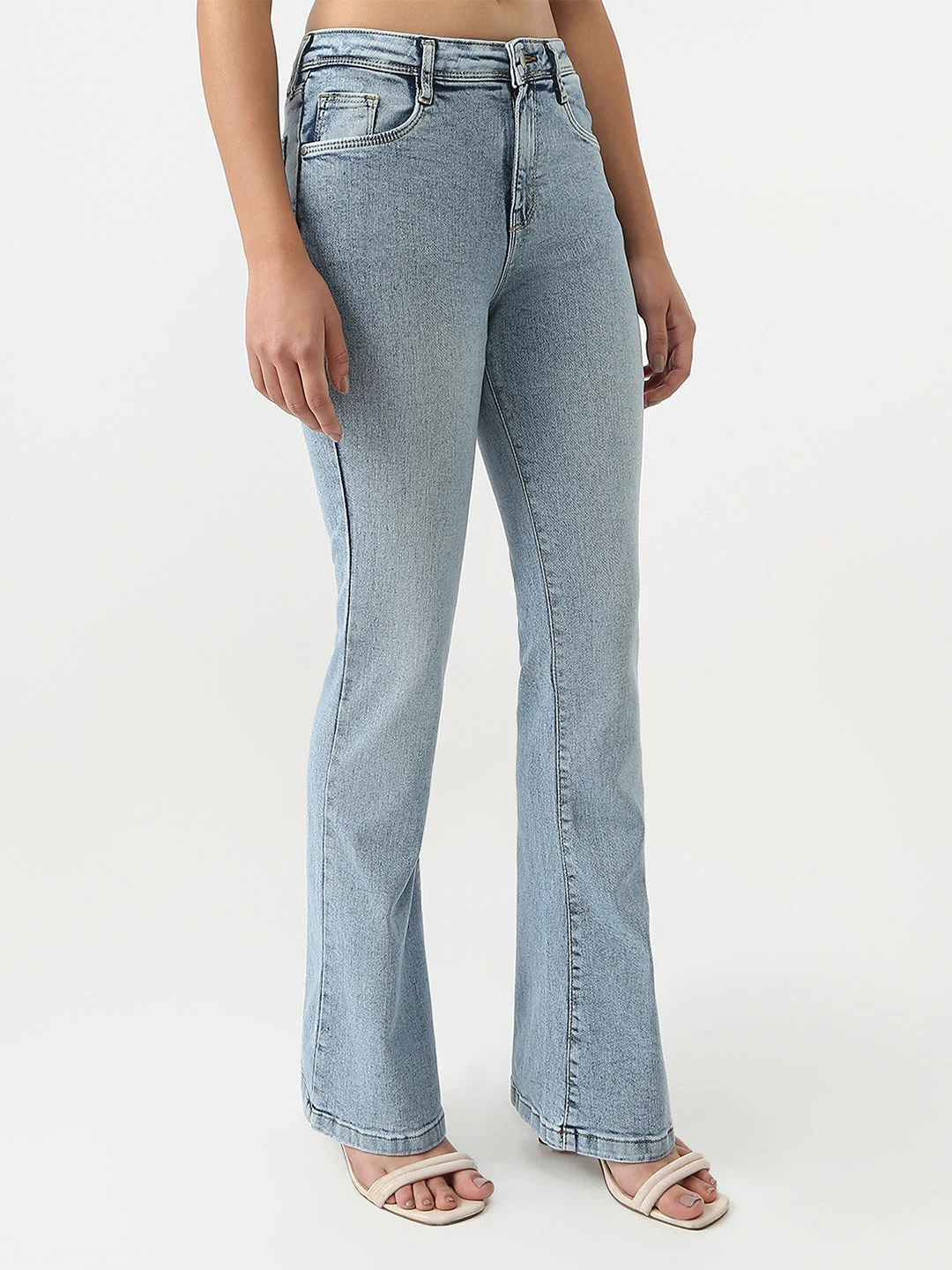 Women High-Rise Flare Jeans - Image 5