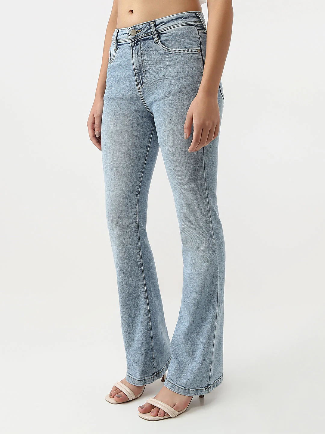 Women High-Rise Flare Jeans - Image 6