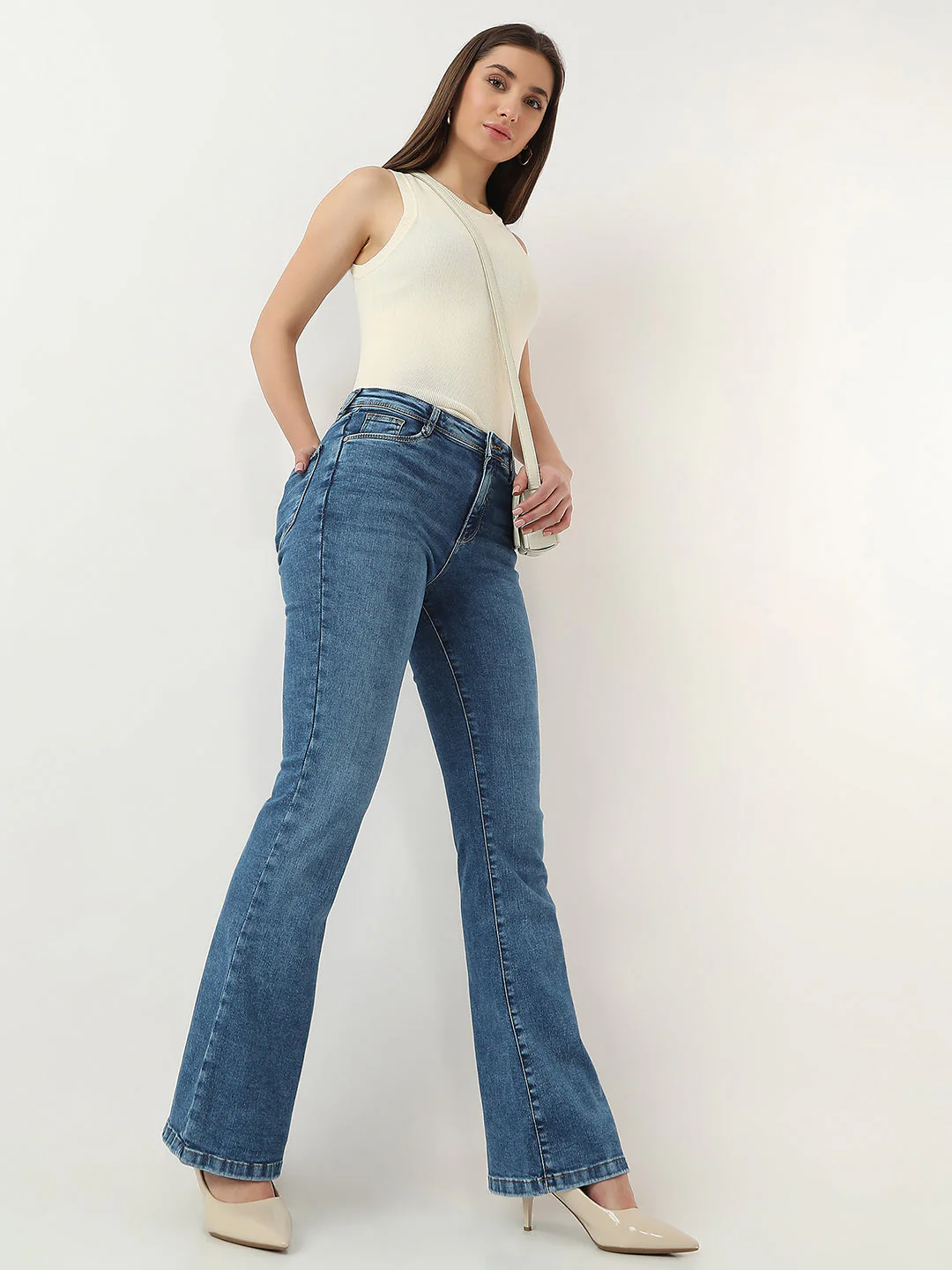 Women High-Rise Flare Jeans