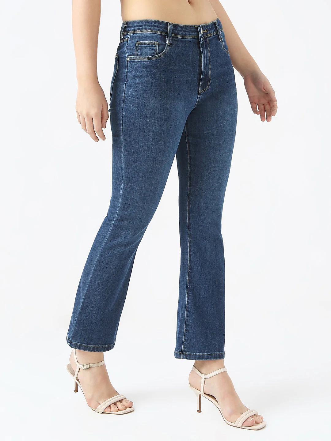 Women High-Rise Flare Jeans - Image 4