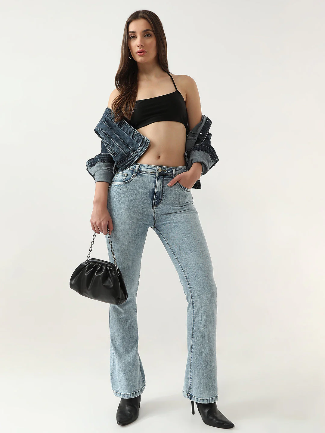 Women High-Rise Flare Jeans