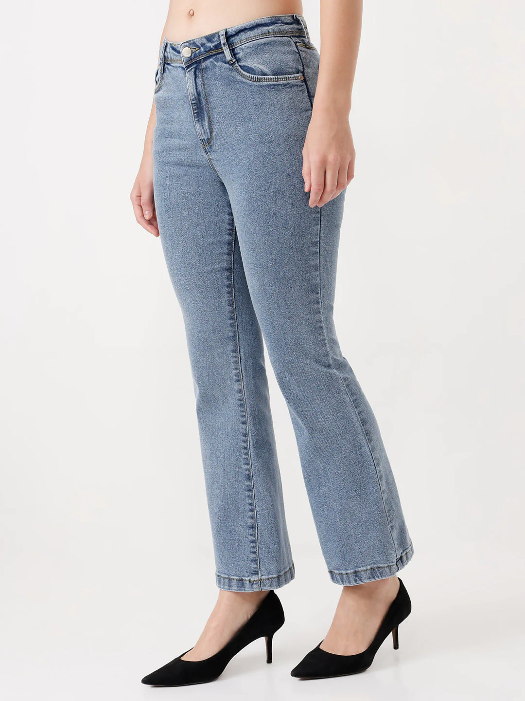Women High-Rise Flare Jeans - Image 5