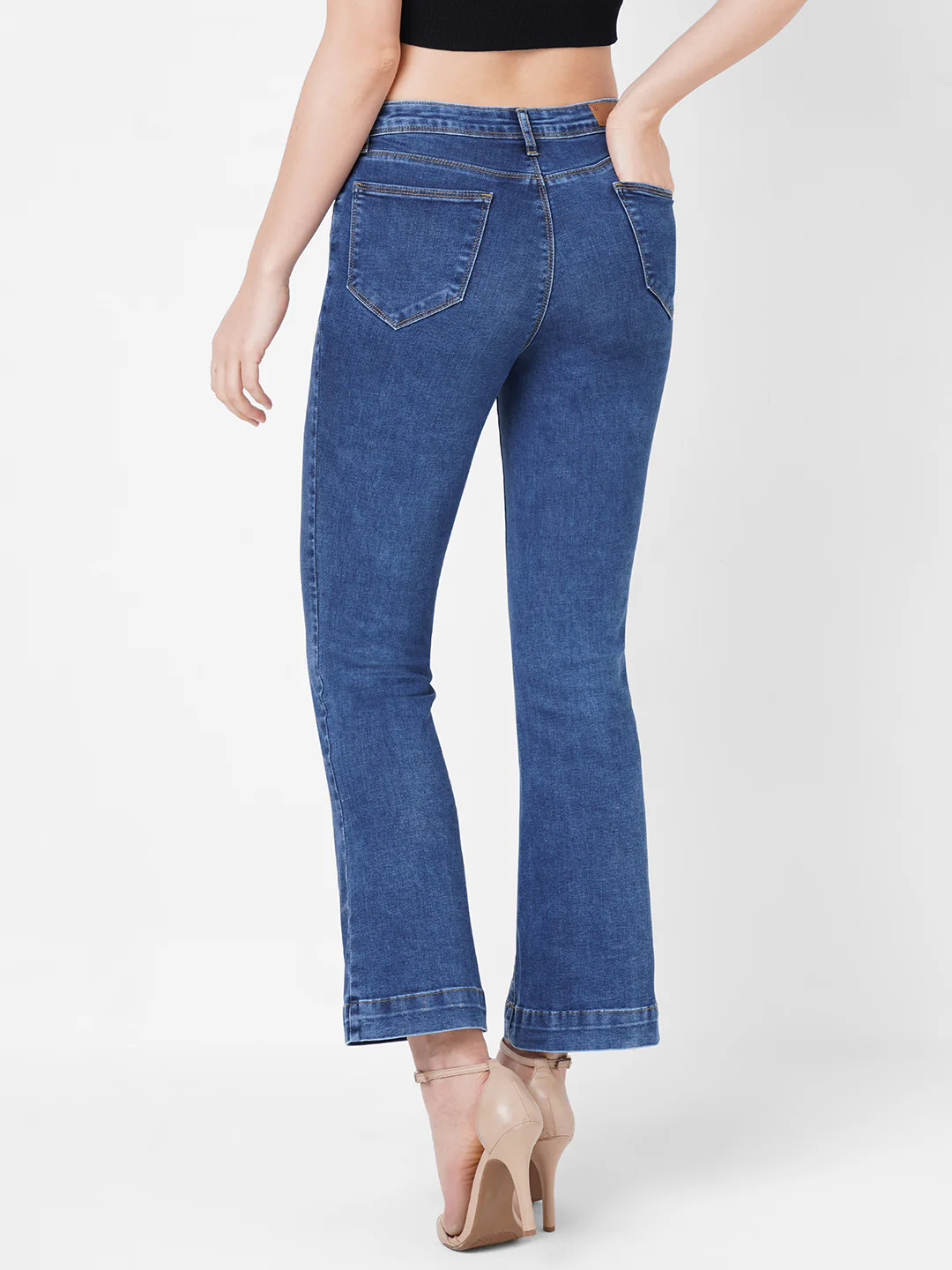 Women High-Rise Flare Jeans - Image 3