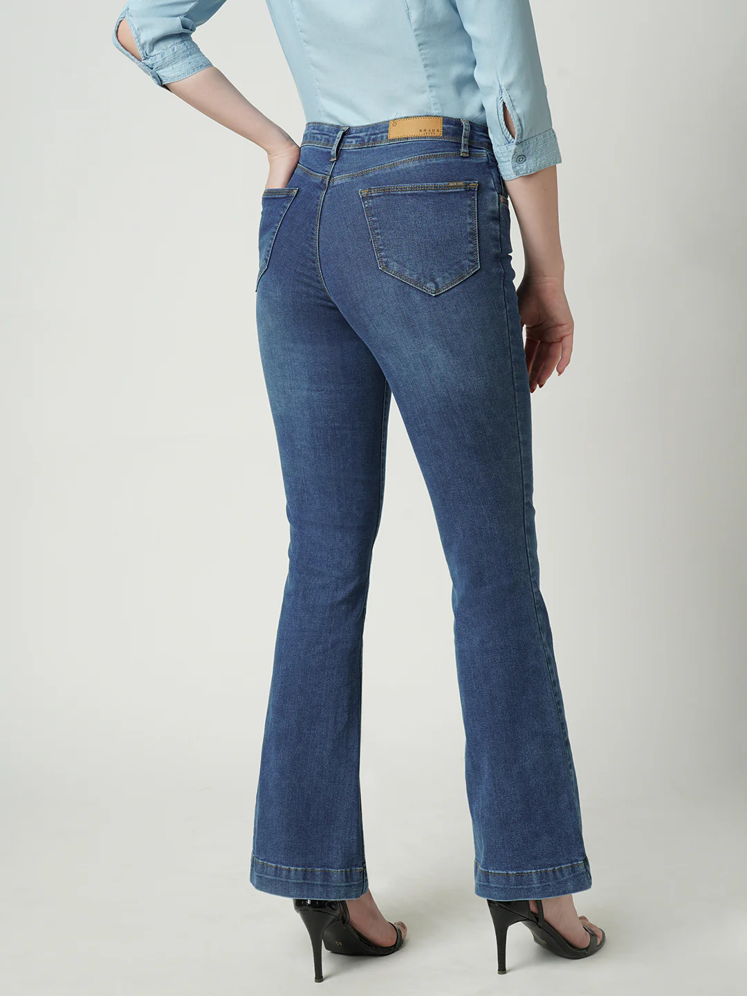 Women High-Rise Flare Jeans - Image 3