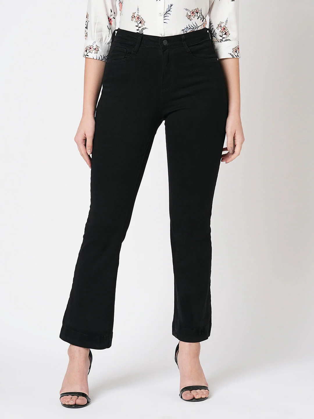 Women High-Rise Flare Jeans - Image 2
