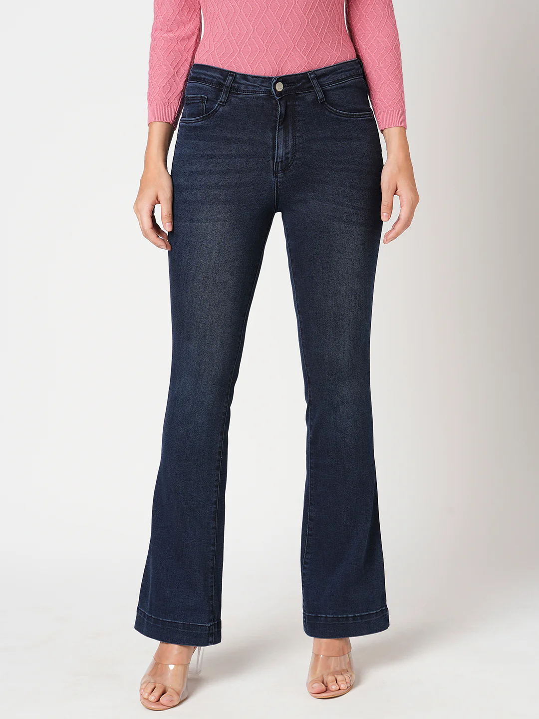 Women High-Rise Flare Jeans - Image 2