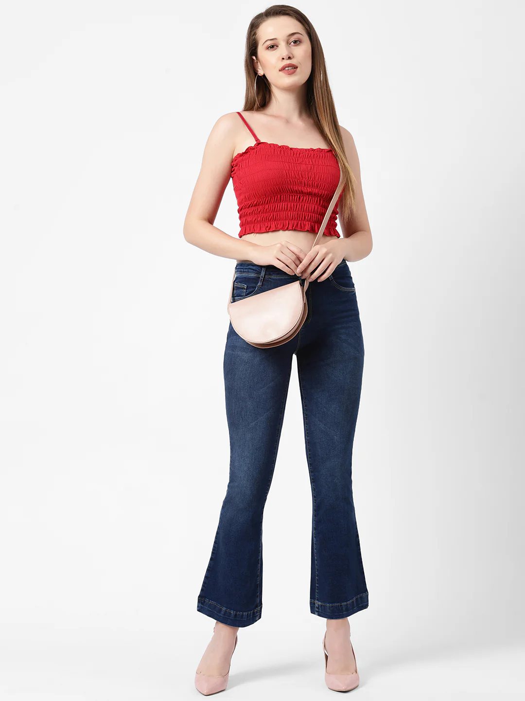 Women High-Rise Flare Jeans - Image 4