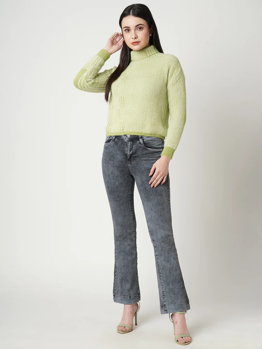 Women High-Rise Flare Jeans - Image 5