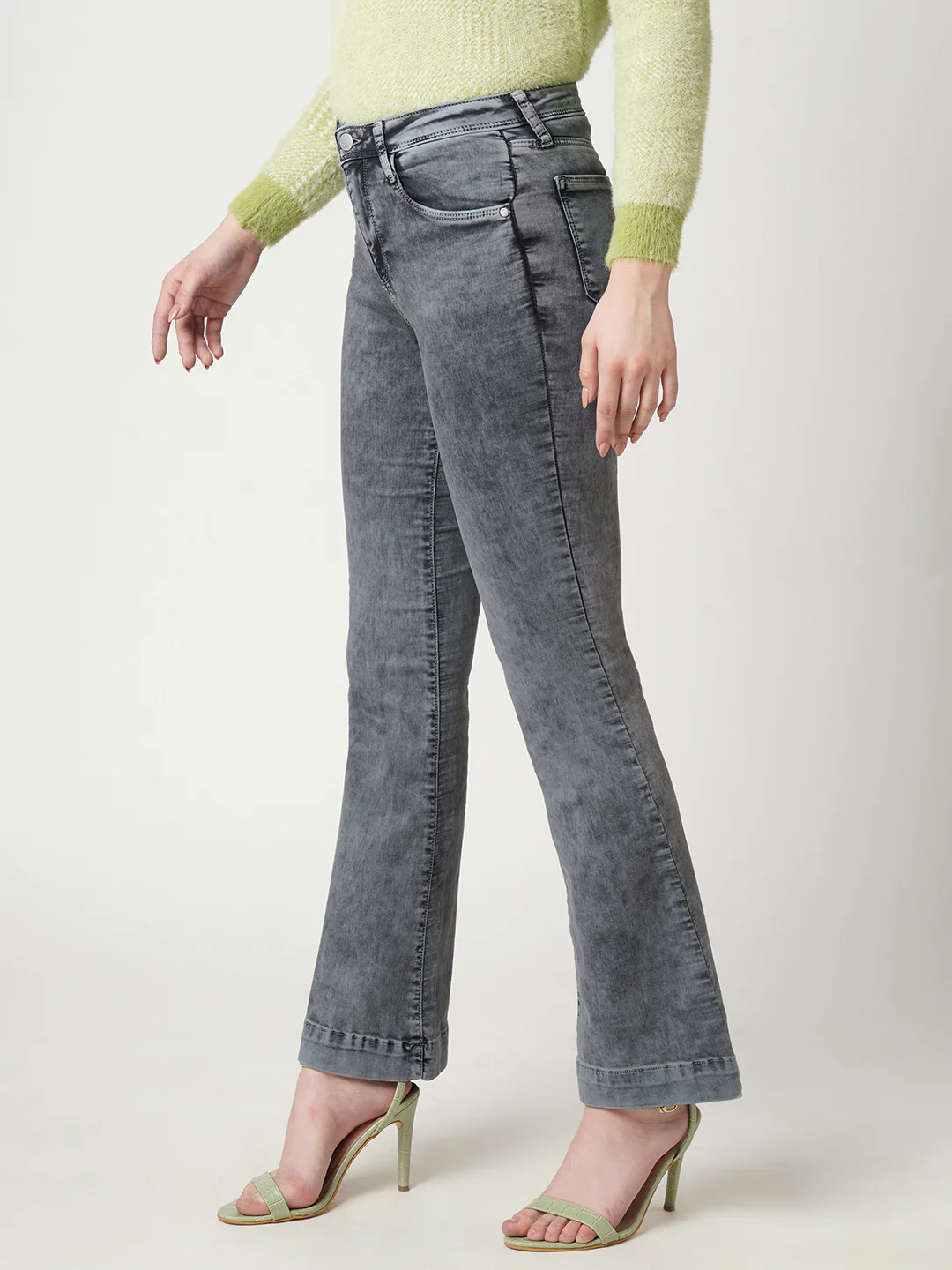 Women High-Rise Flare Jeans - Image 6
