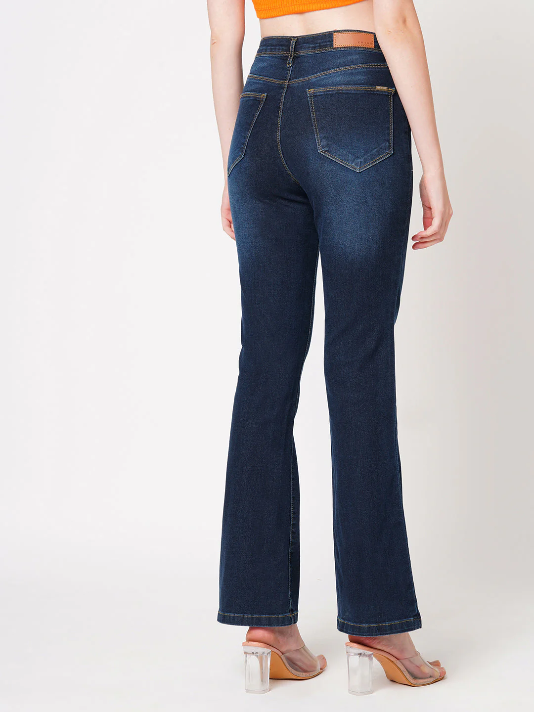 Women High-Rise Flare Jeans - Image 3