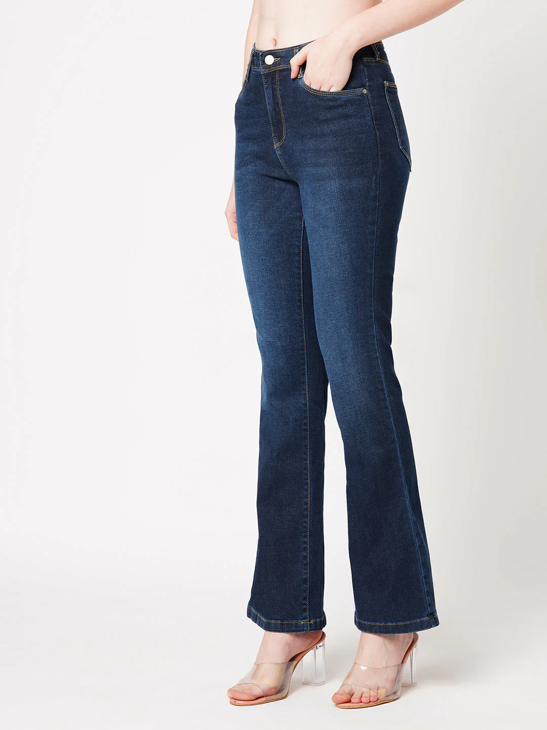 Women High-Rise Flare Jeans - Image 7
