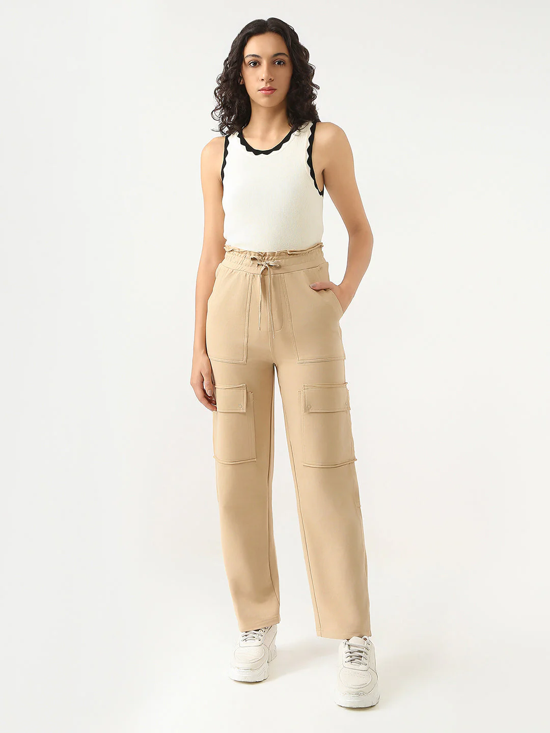 Women High-Rise Loose Fit Athleisure - Image 4